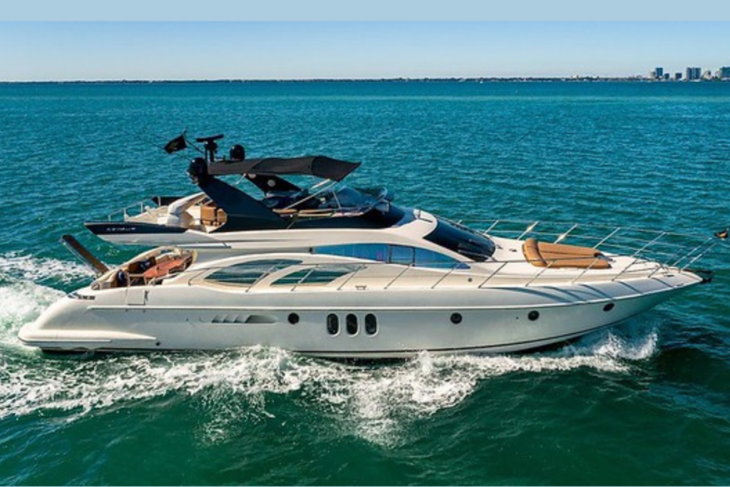 62′ Azimut Yacht Charter Miami Beach